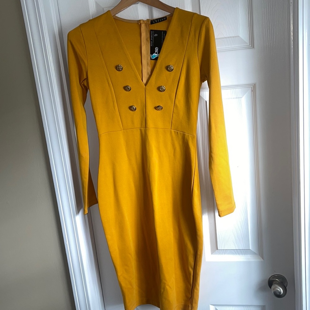 NWT Gold Cefian Dress